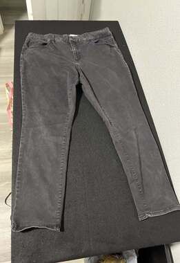 Pure Energy Jeans Womens Size 22 Color Black Stretch 5 Pocket Denim Skinny Leg